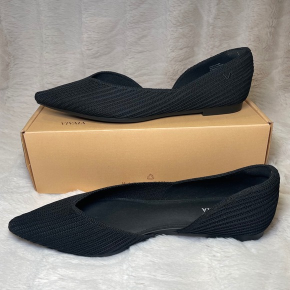 VIVAIA Pointed-Toe D'Orsay Flats (Melia) EU 42 / US 10.5 - Picture 7 of 10